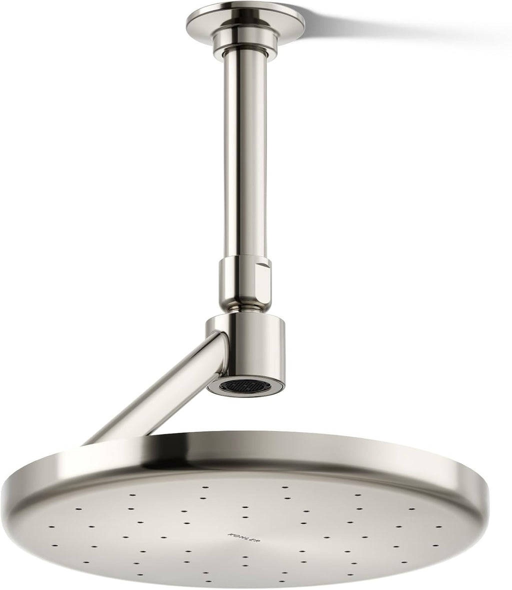 Kohler 26301-SN Statement® Open Rain iconic single-function rainhead,' 2.5 gpm, Vibrant Polished Nickel
