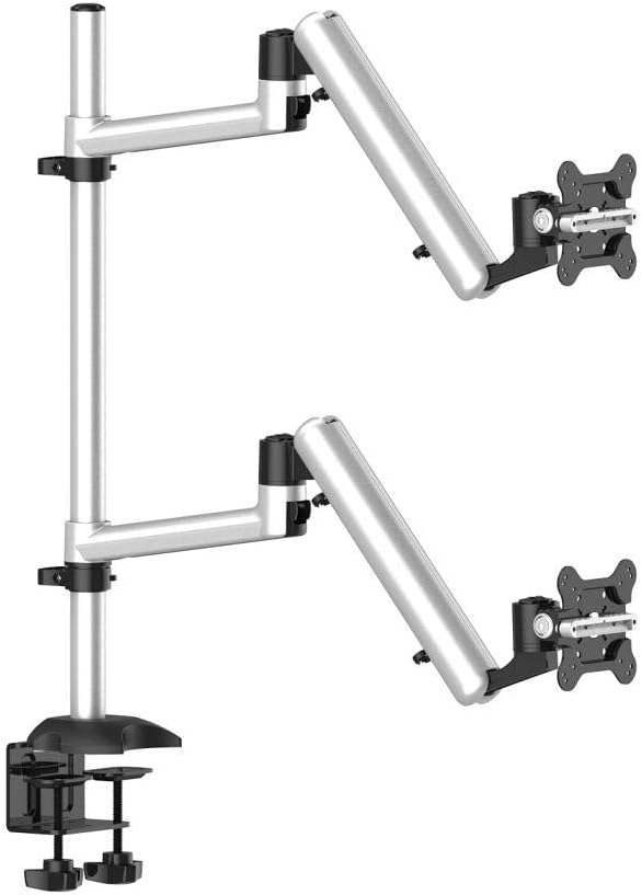 Dual Monitor Desk Mount for Apple Top Down or Side by Side (BL-AP22)