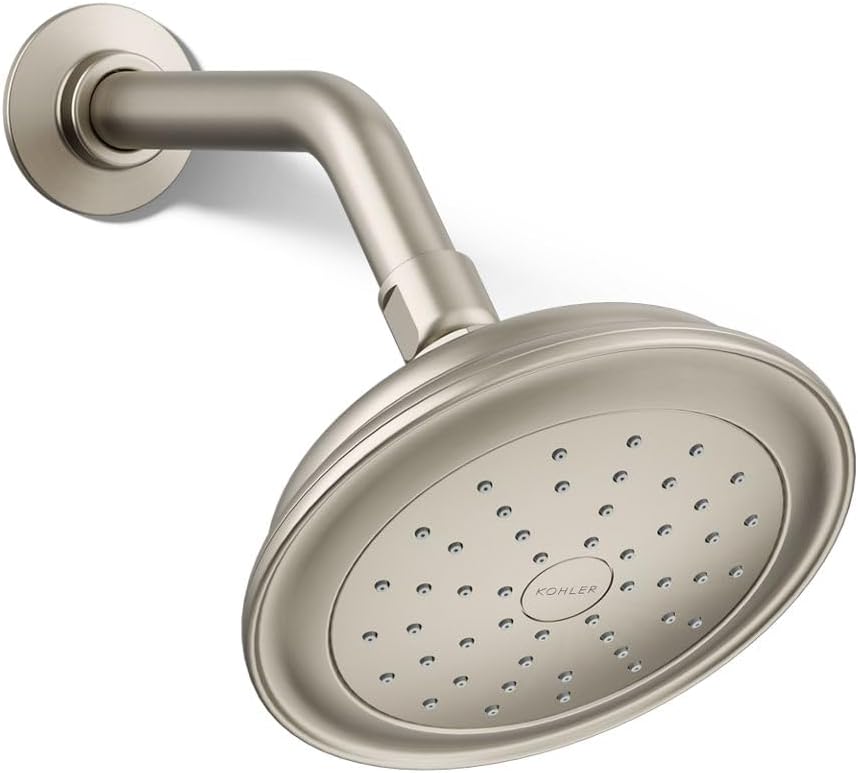 Kohler 72774-G-BN Artifacts® Single-function showerhead, 1.75 gpm, Vibrant Brushed Nickel