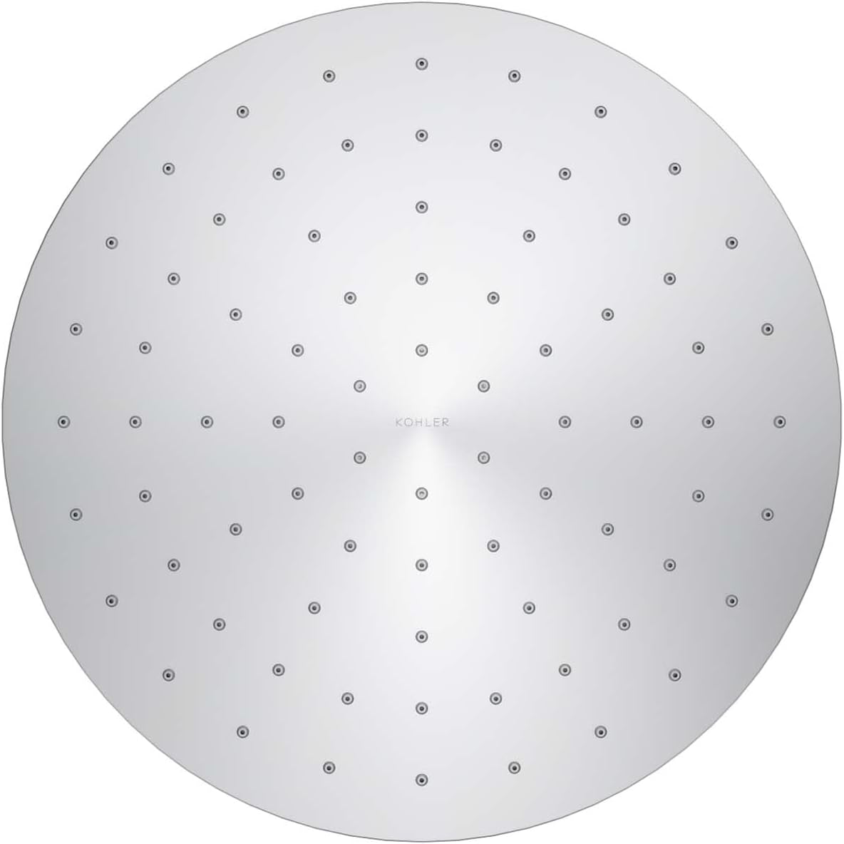 Kohler 13689-G-CP Contemporary Round 10' single-function rainhead, 1.75 gpm, Polished Chrome
