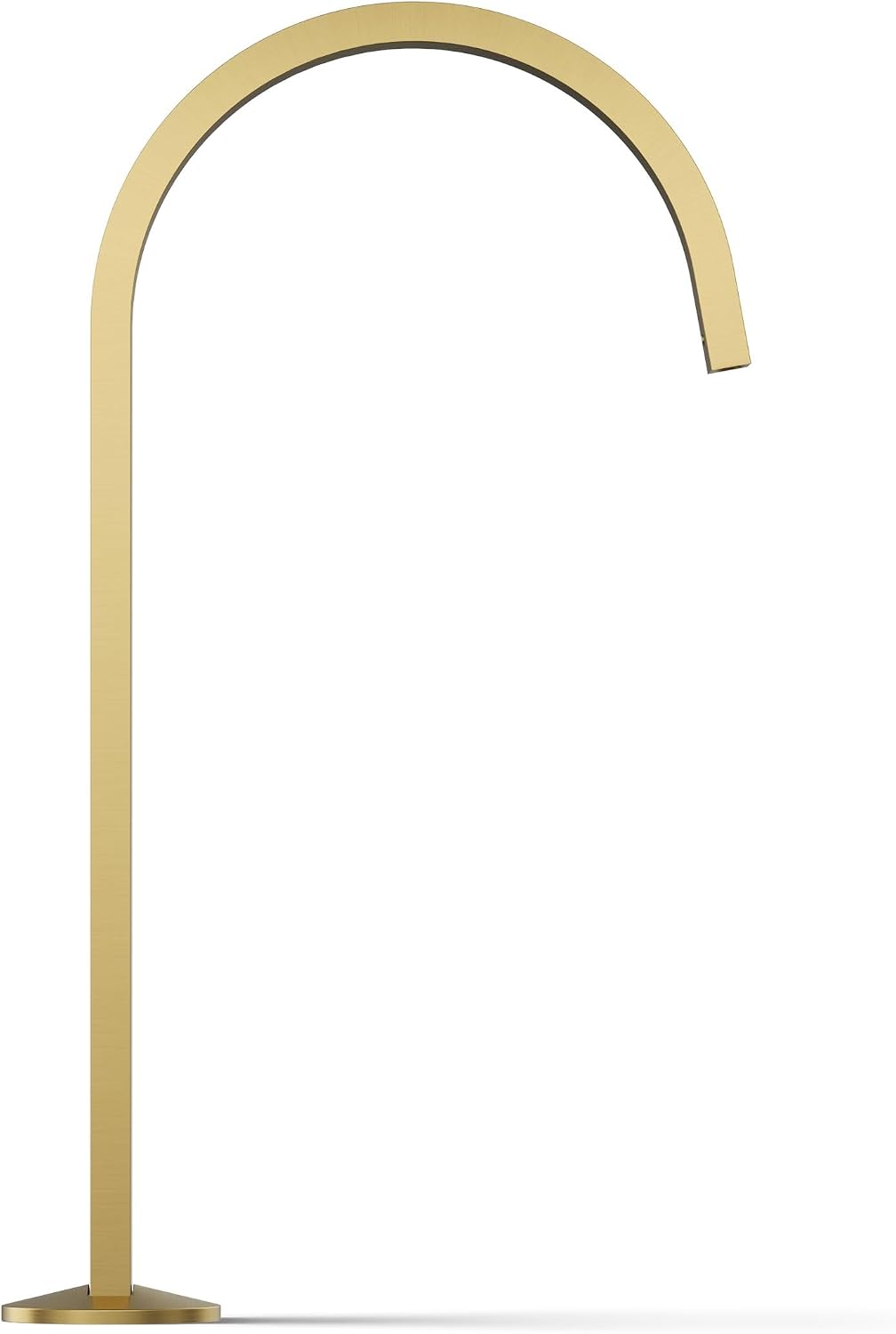 Kohler 77966-2MB Components® Bathroom sink faucet spout with Ribbon design, 1.2 gpm, Vibrant Brushed Moderne Brass