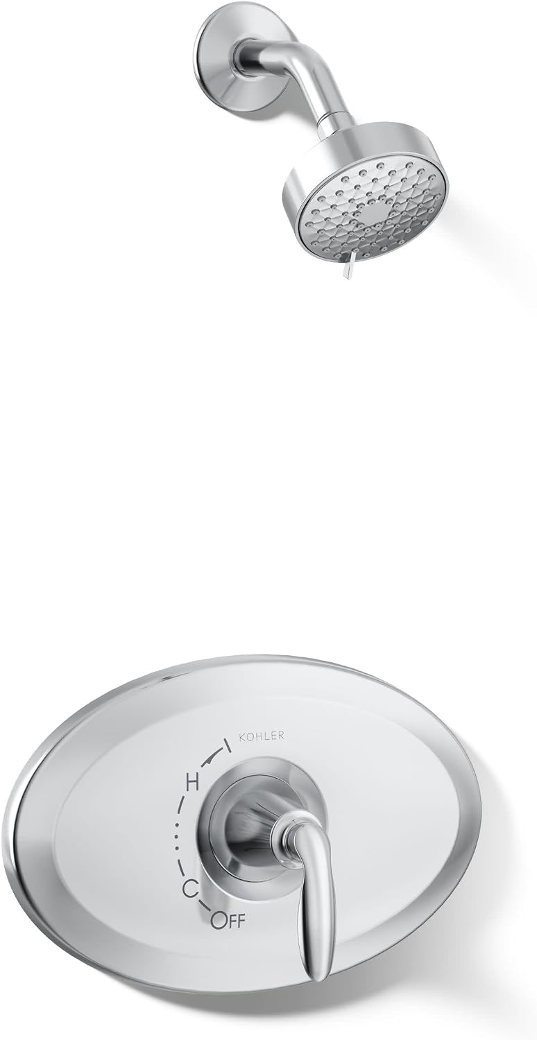 Kohler K-TS21947-4G-CP Remodel Rite-Temp Shower Trim Kit, 1.75 GPM, Polished Chrome