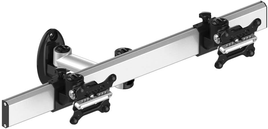 Dual Monitor Wall Mount for Apple Quick Release Single Arm