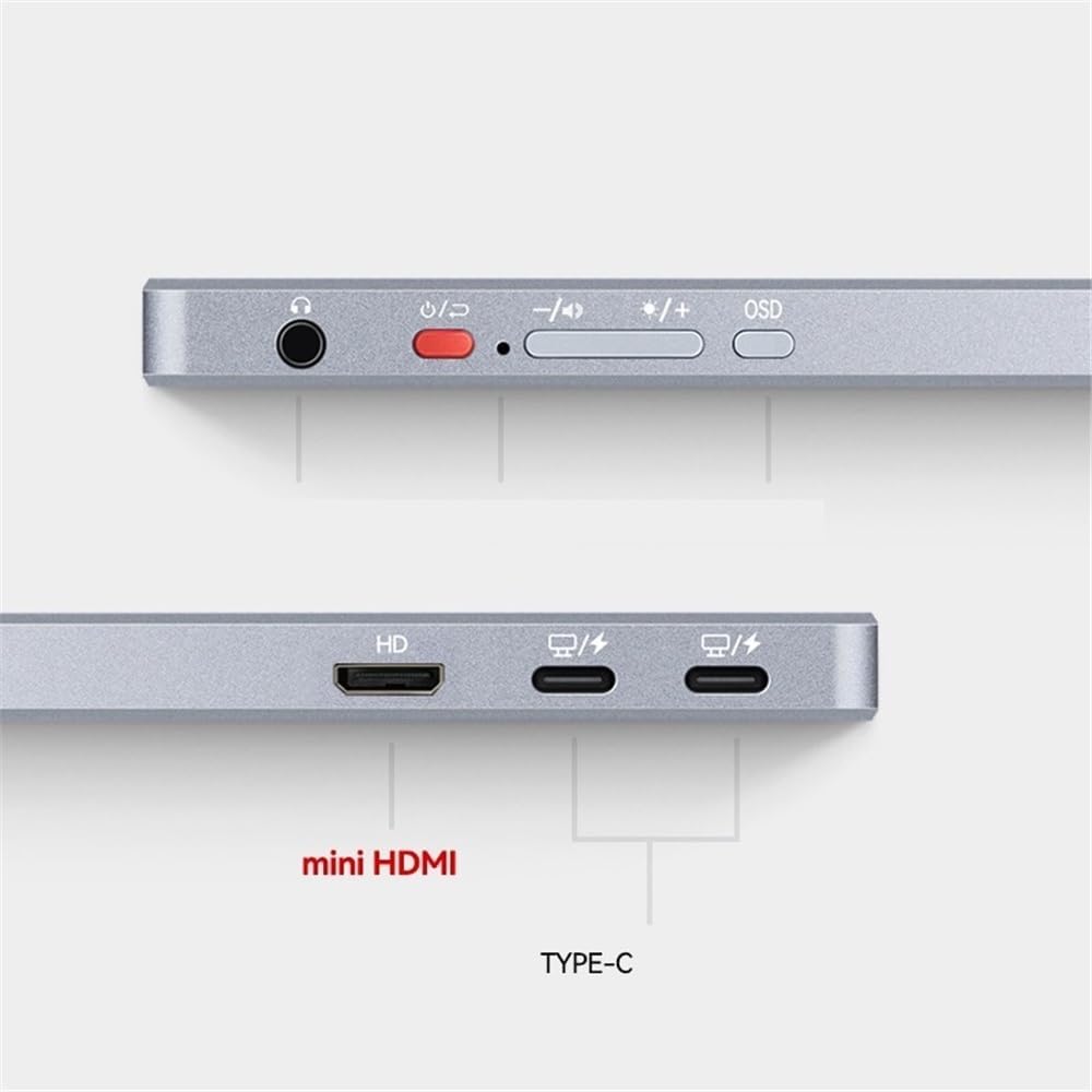 Second Screen 13.4-inch 60Hz 500nits 4K Portable Display for Laptops Mobile Phones Game Consoles Extended Screen Gaming
