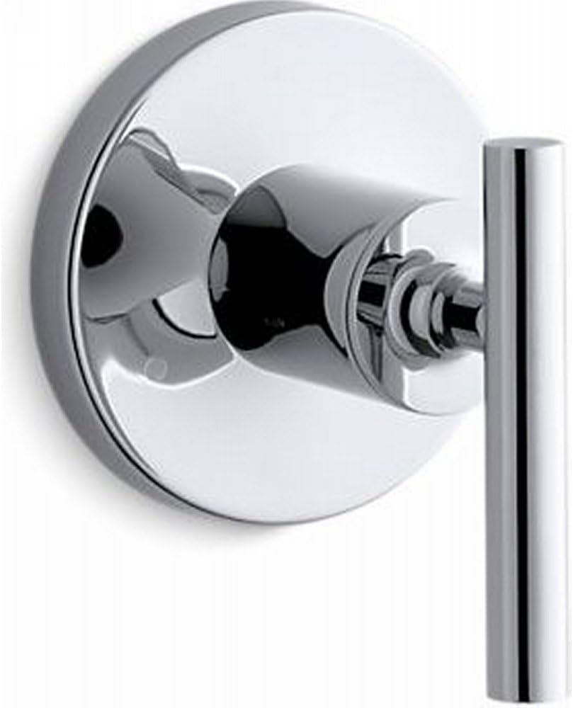 KOHLER K-T14491-4-CP Purist Valve Trim, One Size, Polished Chrome