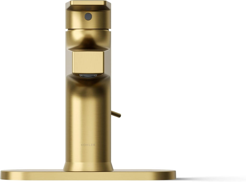Kohler 74021-4-2MB Taut® Single-Handle Bathroom Sink Faucet, 1.2 gpm, Vibrant Brushed Moderne Brass