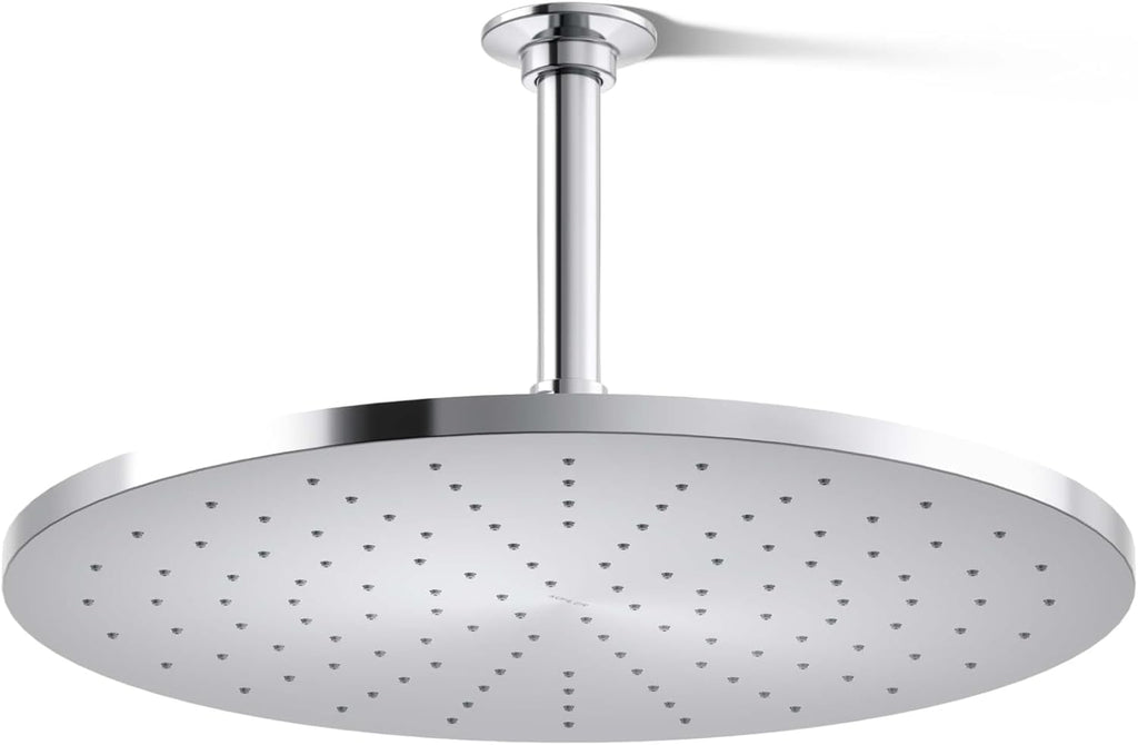 Kohler 13691-CP Contemporary Round 14' single-function rainhead, 2.5 gpm, Polished Chrome