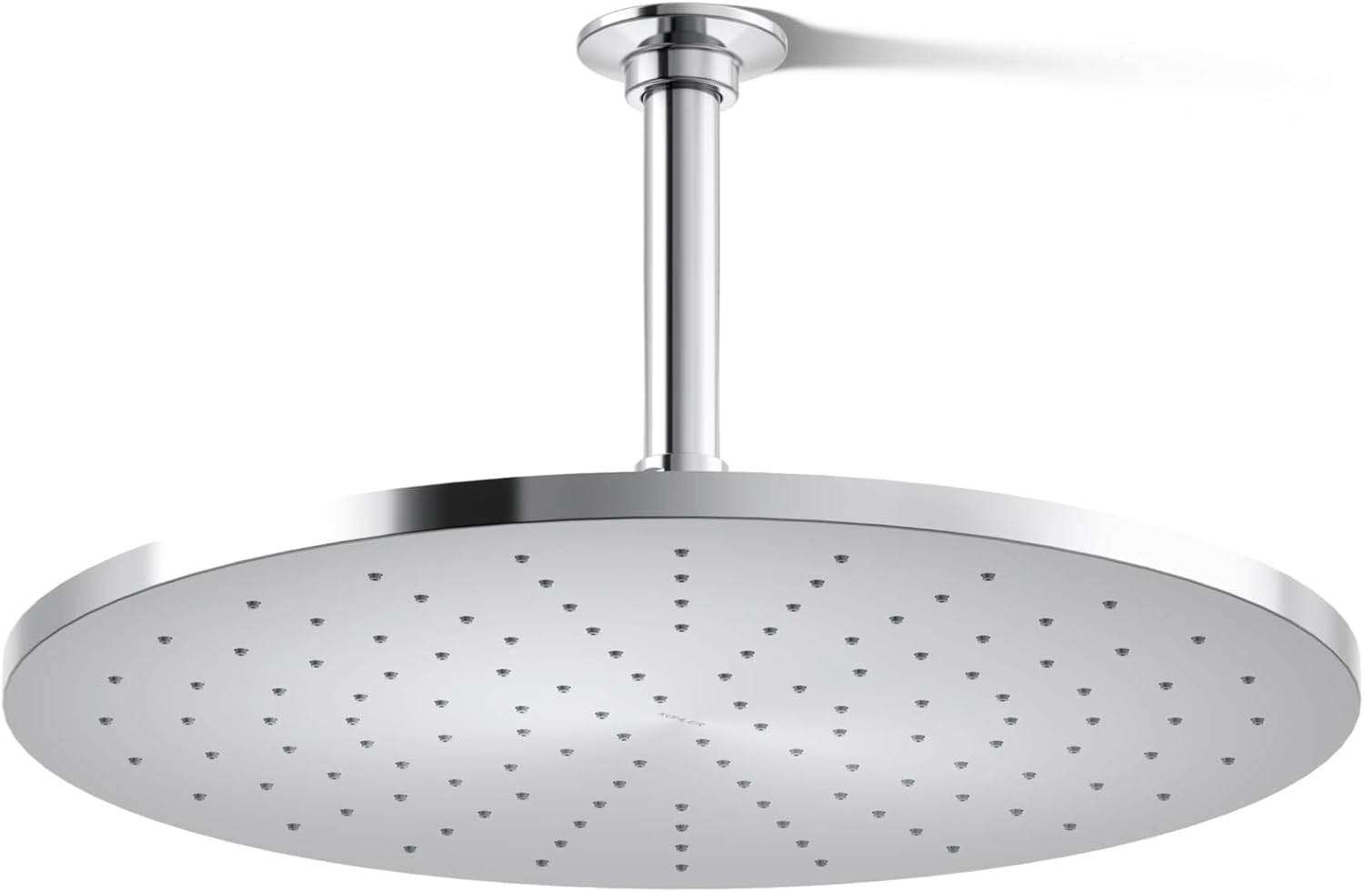 Kohler 13691-CP Contemporary Round 14' single-function rainhead, 2.5 gpm, Polished Chrome