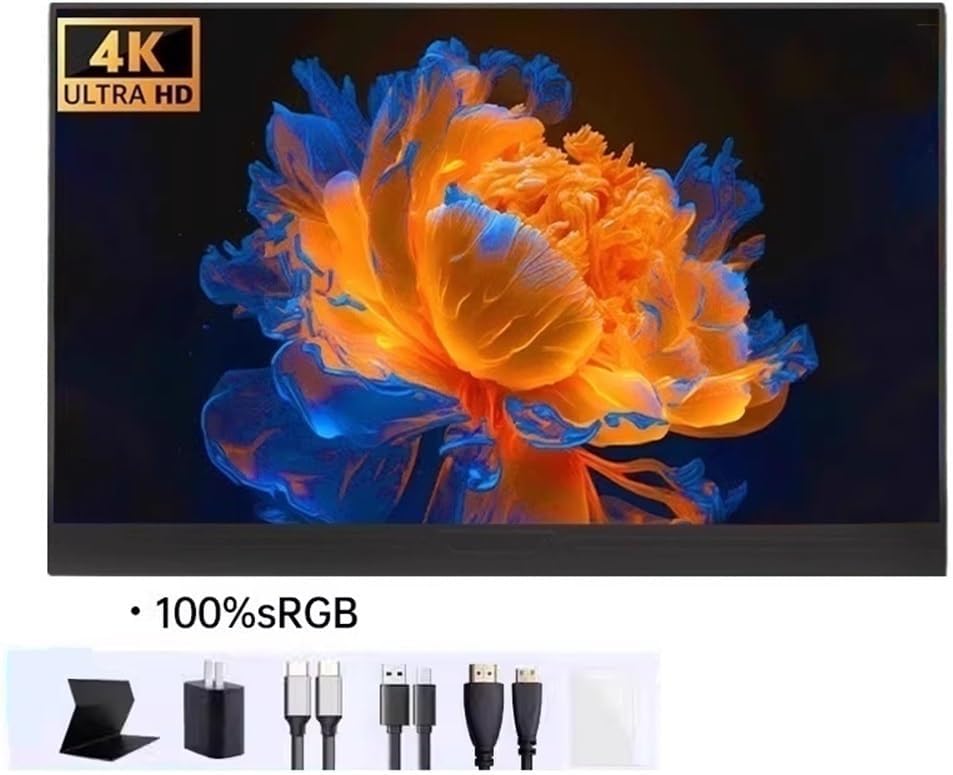 Second Screen 15.6-inch 4K Resolution Multi-Function Extended Screen for Gaming and Audio-Visual Sub-Screen Gaming
