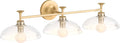 Tone 3 Light Sconce - Brushed Moderne Brass 31770-SC03-2GL Kohler