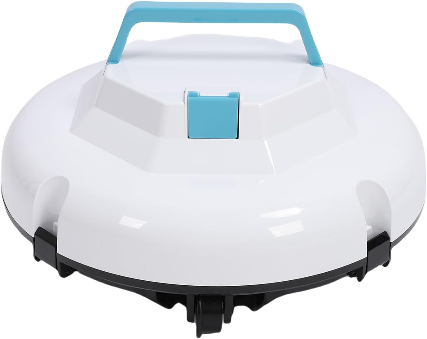Luqeeg Robotic Pool Vacuum, Cordless Robotic Pool Cleaner Automatic Pools Vacuum Robot, Powerful Suction, 120 Mins Runtime, Cleaning Area Up to 100 Square Meters, One Button Start (#1)