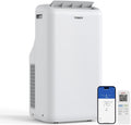 TOSOT 14,000BTU (9,600 BTU SACC) Smart WiFi Portable Air Conditioner with Heater, Powerful Cooling Auto Swing, Dehumidifier, Fan, 24H Timer for Large Room Up to 600 sq ft, AOMI Series