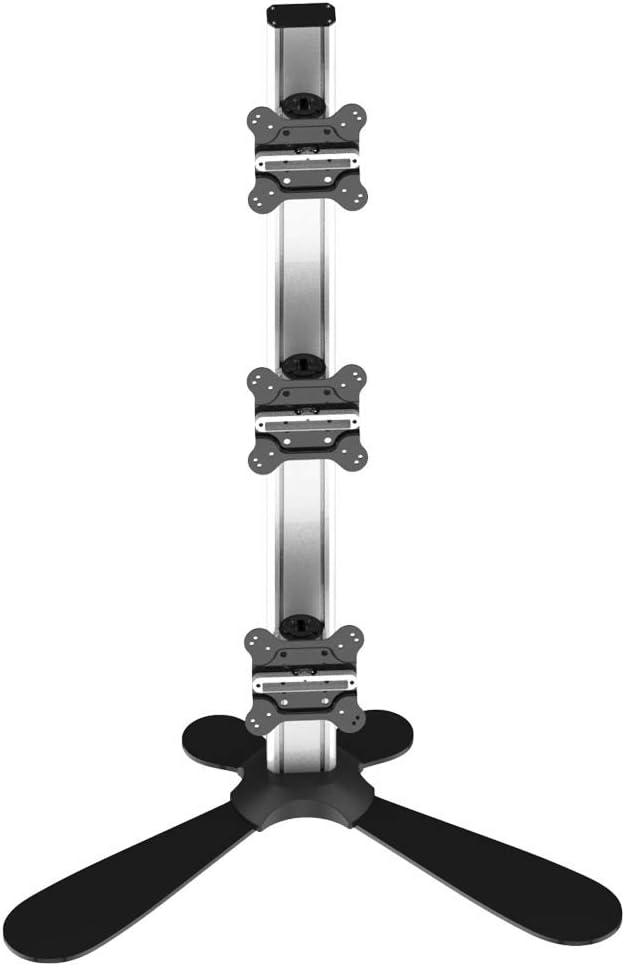 Monitor Stand for Two Displays Side by Side Low Profile Compatible with Apple