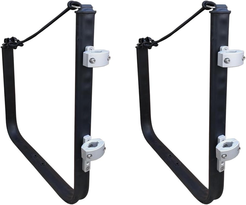 Brocraft Kayak Rack for Boat Rail Mount/SUP Rack for Boat Rail Mount/Pontoon Boat Paddle Board Rack