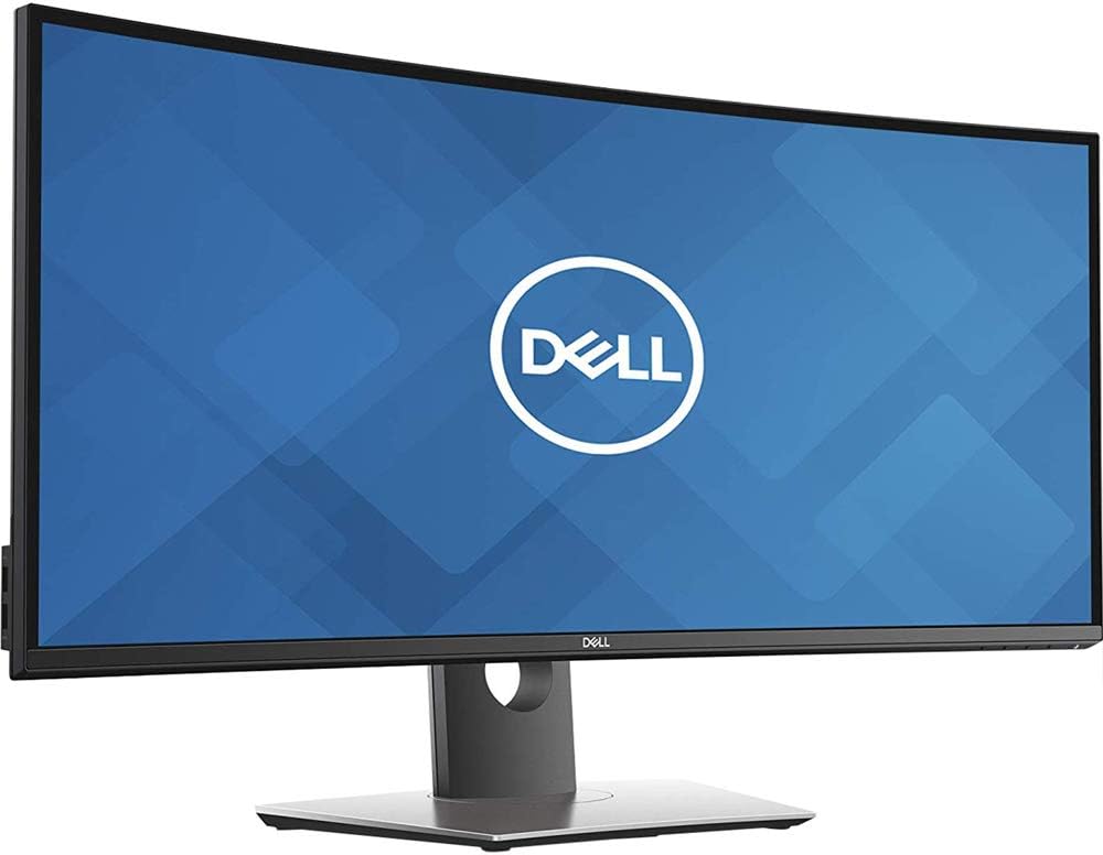 Dell U3419W Ultrasharp 34-Inch WQHD (3440x1440) Curved IPS USB-C Monitor, Black
