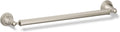 KOHLER K-13108-BN Pinstripe 18-Inch Bathroom Towel Bar, Vibrant Brushed Nickel