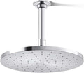 Kohler 13689-G-CP Contemporary Round 10' single-function rainhead, 1.75 gpm, Polished Chrome