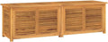 vidaXL Solid Teak Wood Patio Storage Box with Water- PE Bag, ic Indoor and Outdoor Furniture with Ample Storage Space – 68.9'x19.7'x20.9'