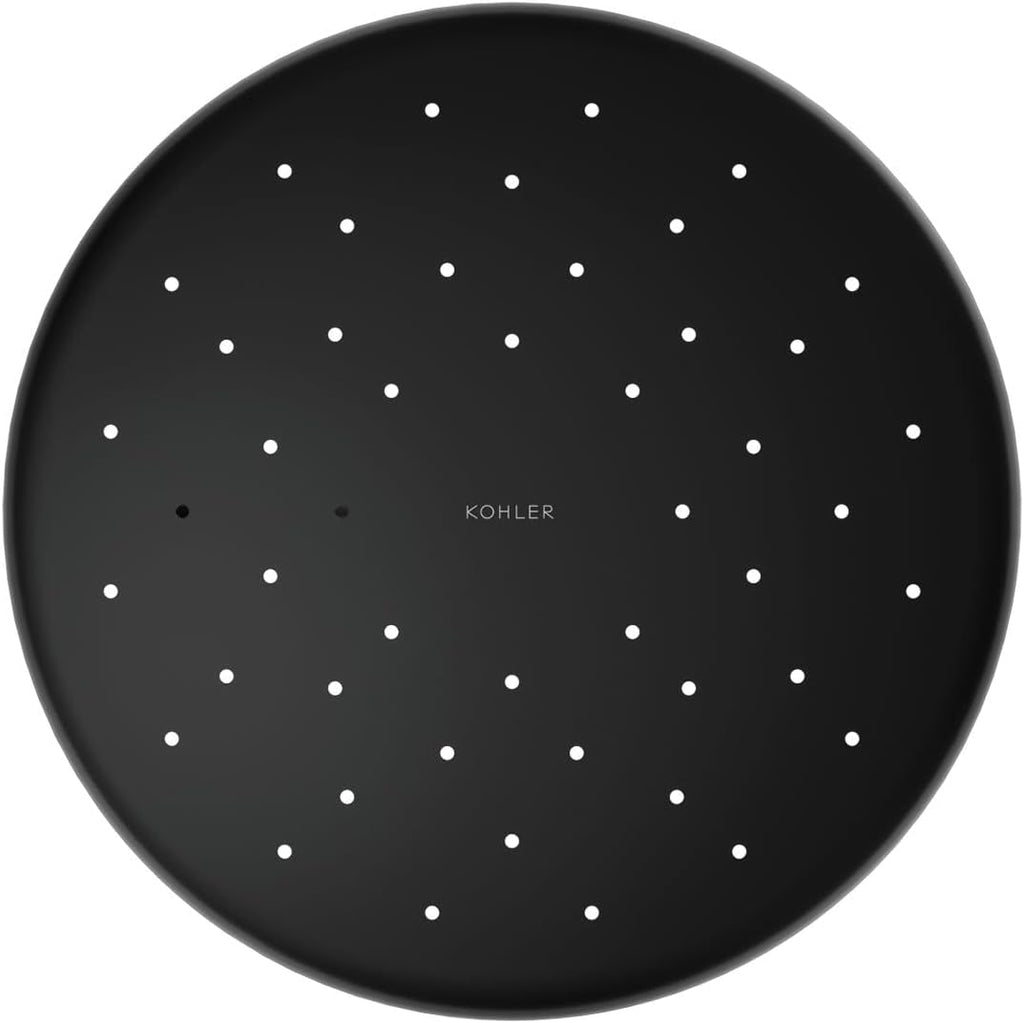 Kohler 26301-BL Statement® Open Rain iconic single-function rainhead,' 2.5 gpm, Matte Black