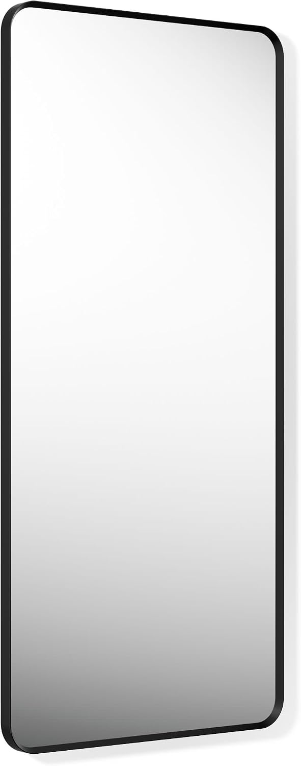 Kohler Essential 28 in. X 60 in. Rectangular Mirror in Matte Black