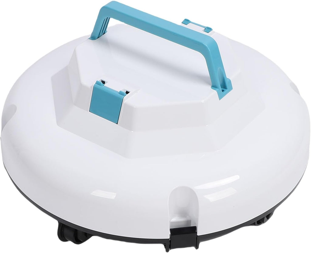 Luqeeg Robotic Pool Vacuum, Cordless Robotic Pool Cleaner Automatic Pools Vacuum Robot, Powerful Suction, 120 Mins Runtime, Cleaning Area Up to 100 Square Meters, One Button Start (#1)