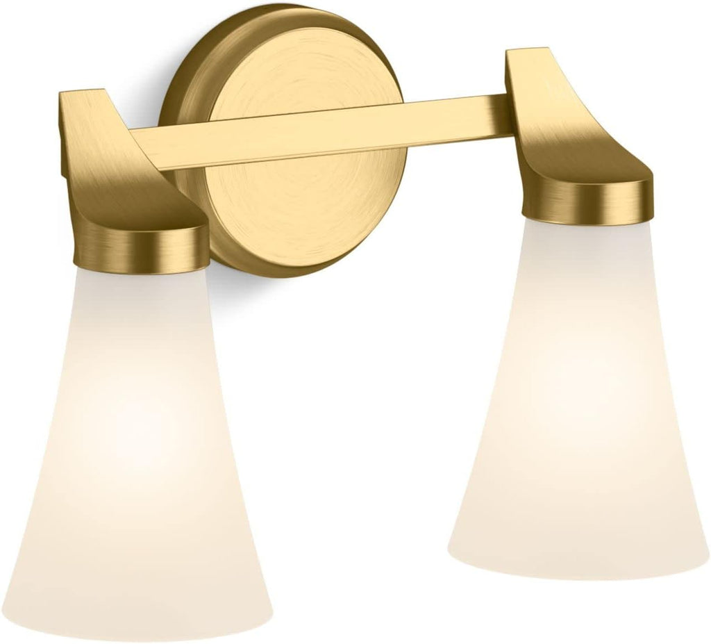 Simplice 2-Light Sconce - Brushed Nickel 26847-SC02-BNL Kohler