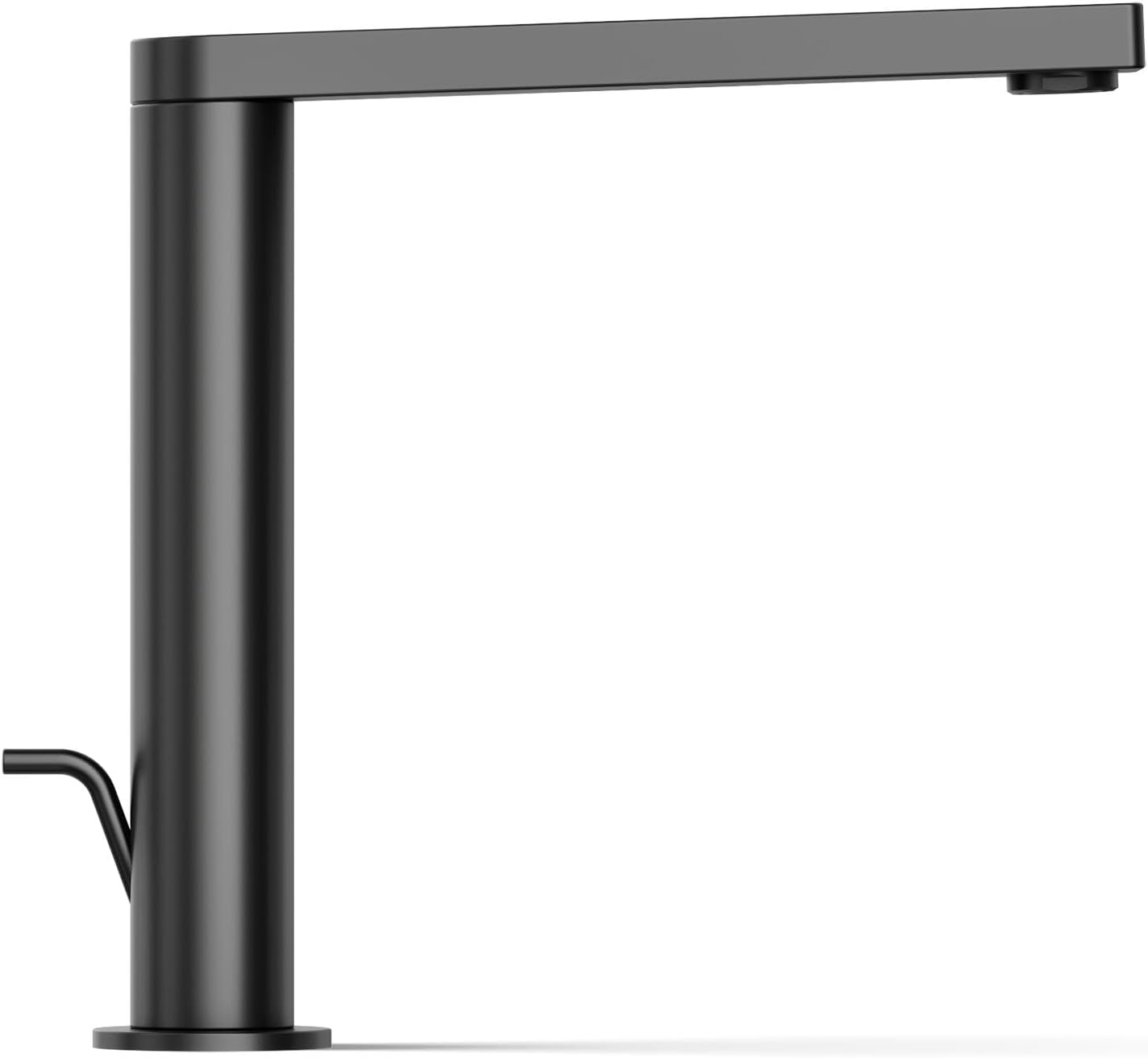 Kohler 73168-4-BL Composed® Tall Single-Handle Bathroom Sink Faucet with Lever Handle, 1.2 gpm, Matte Black