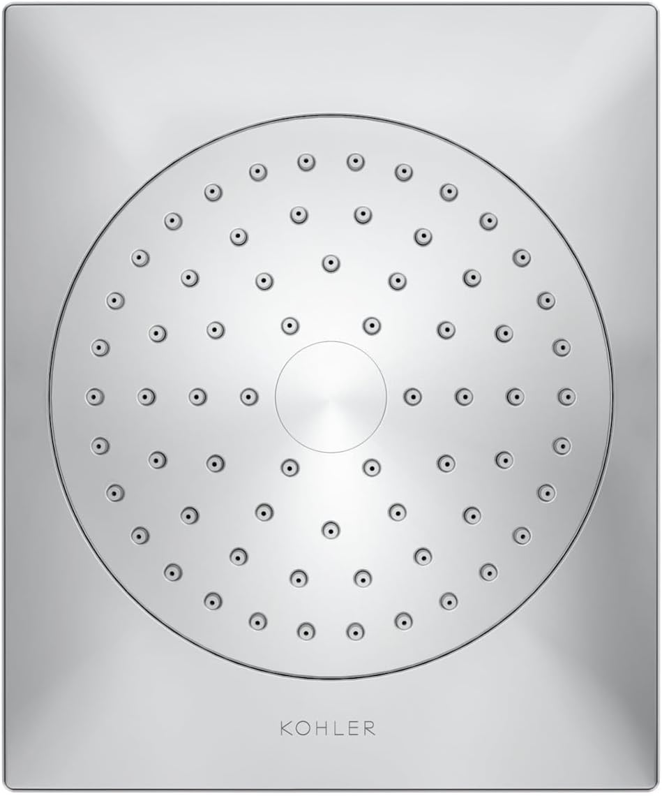 Loure Single-Function Showerhead, Showerarm and Escutcheon Not included Finish: Polished Chrome