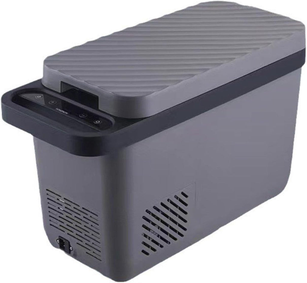 Outdoor Car Refrigerator, Car Home Dual-Use 12V/24V Car 16L Fridge Portable Freezer Compressor Cooler for Car, RV, Truck, Van, Boat for Camping, Travel, Fishing Outdoor,Grey