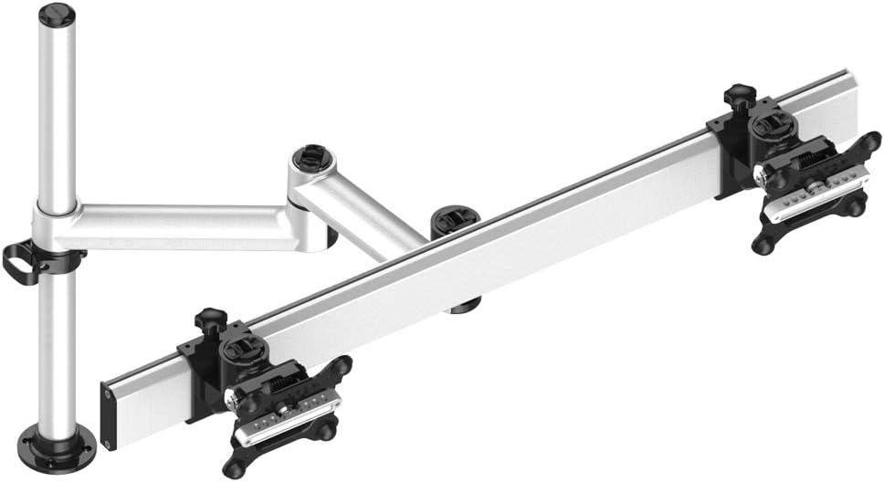Dual Track Rail Mount for Apple Display with Quick Release Dual Arm (BL-AT106)