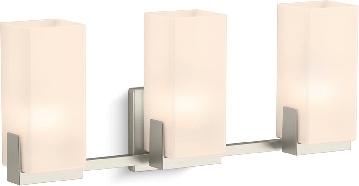 Kohler 3-Light Sconce - Honesty Collection Brushed Nickel