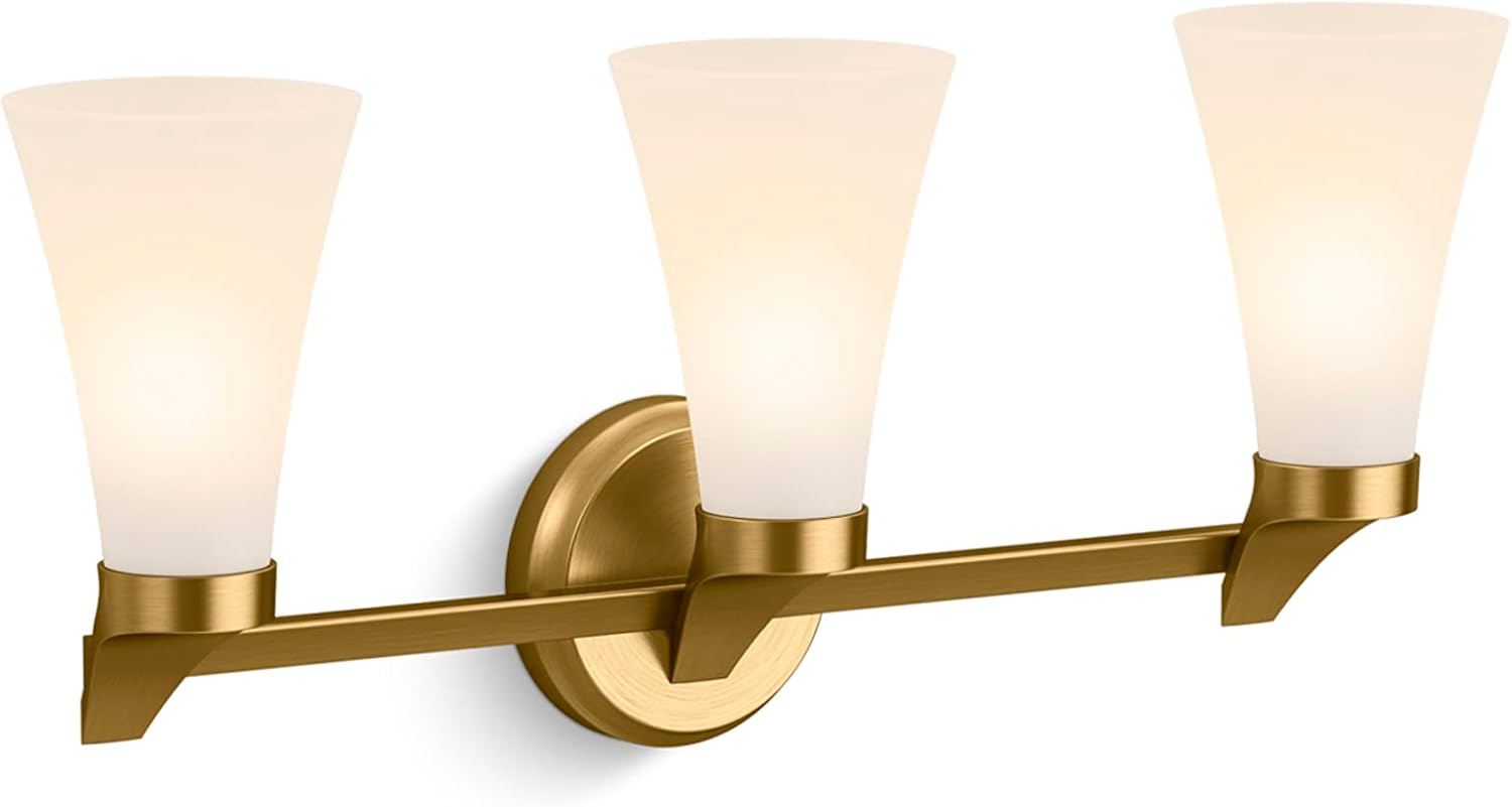 Kohler Simplice 3-Light Sconce - Brushed Nickel