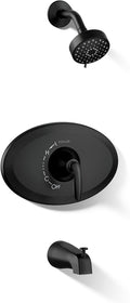 Kohler K-TS21948-4G-BL Remodel Rite-Temp Bath and Shower Trim Kit, 1.75 GPM, Matte Black
