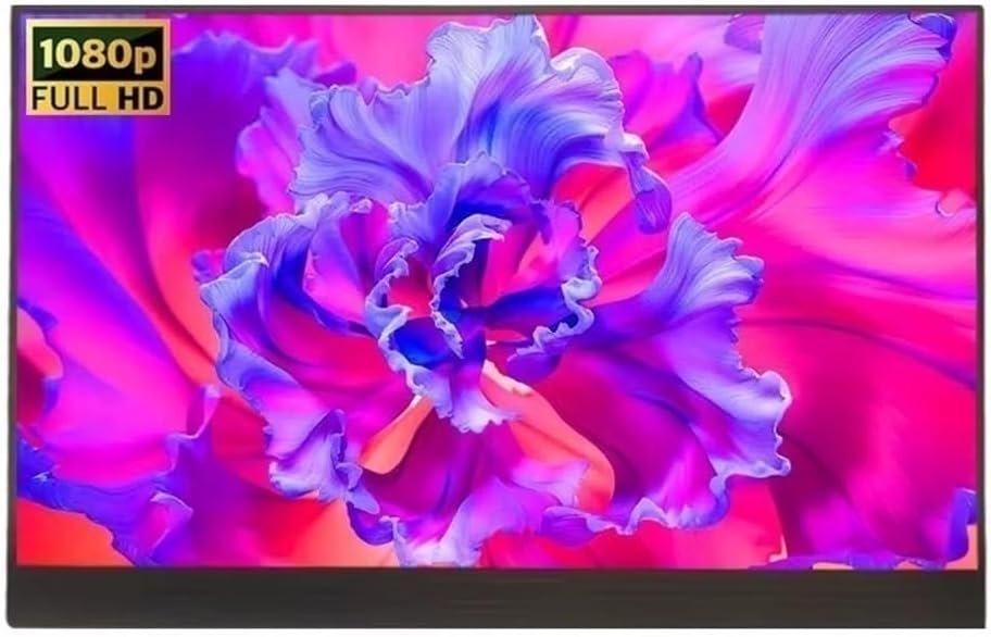 Second Screen Laptop Extended Second Screen 15.6 Inch 1080P 10bit Color Depth IPS Portable Monitor Gaming