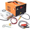 Portable Compressor, PCP Air Compressor, 30Mpa 4500Psi High Pressure Air Gun Pump with Auto Stop, Oil/Water Free PCP Compressor Pump with Built in Power Converter for Fire Diving