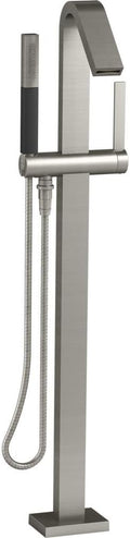 Kohler K-T97330-4-BN Loure Floor-Mount Bath Filler with Hand Shower, Vibrant Brushed Nickel