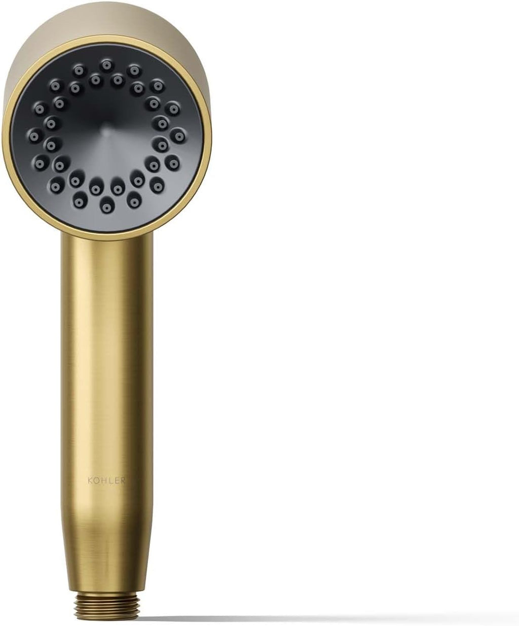 KOHLER 26286-2MB Statement Single-Function HAND SHOWER, Maximum Spray Performance with Easy-to-clean Surface, Vibrant Brushed Moderne Brass, 2.5 GPM