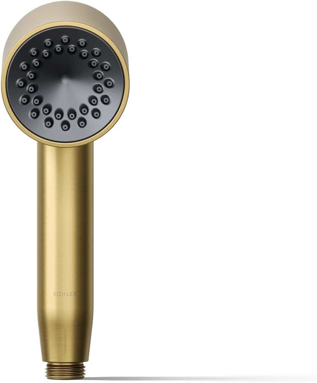 KOHLER 26286-2MB Statement Single-Function HAND SHOWER, Maximum Spray Performance with Easy-to-clean Surface, Vibrant Brushed Moderne Brass, 2.5 GPM