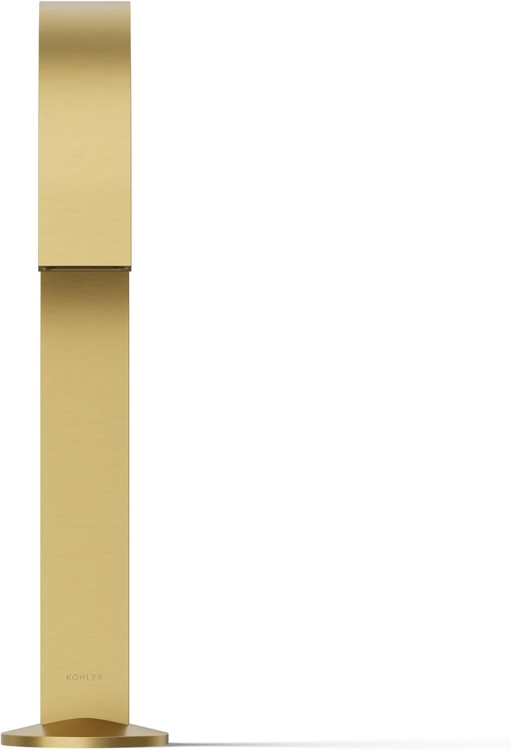 Kohler 77968-2MB Components® Bathroom Sink Faucet spout with Ribbon Design, 1.2 gpm, Vibrant Brushed Moderne Brass