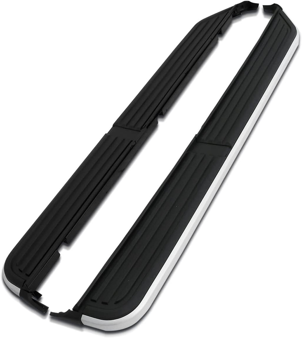 Spec-D Tuning Nerf Side Step Bar Running Board Silver Compatible with 2005-2016 Land Rover Discovery LR3 LR4