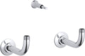 KOHLER K-101-CP Wall-Mount Adapter Kit, Polished Chrome