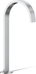 Kohler 77966-CP Components® Bathroom Sink Faucet spout with Ribbon Design, 1.2 gpm, Polished Chrome