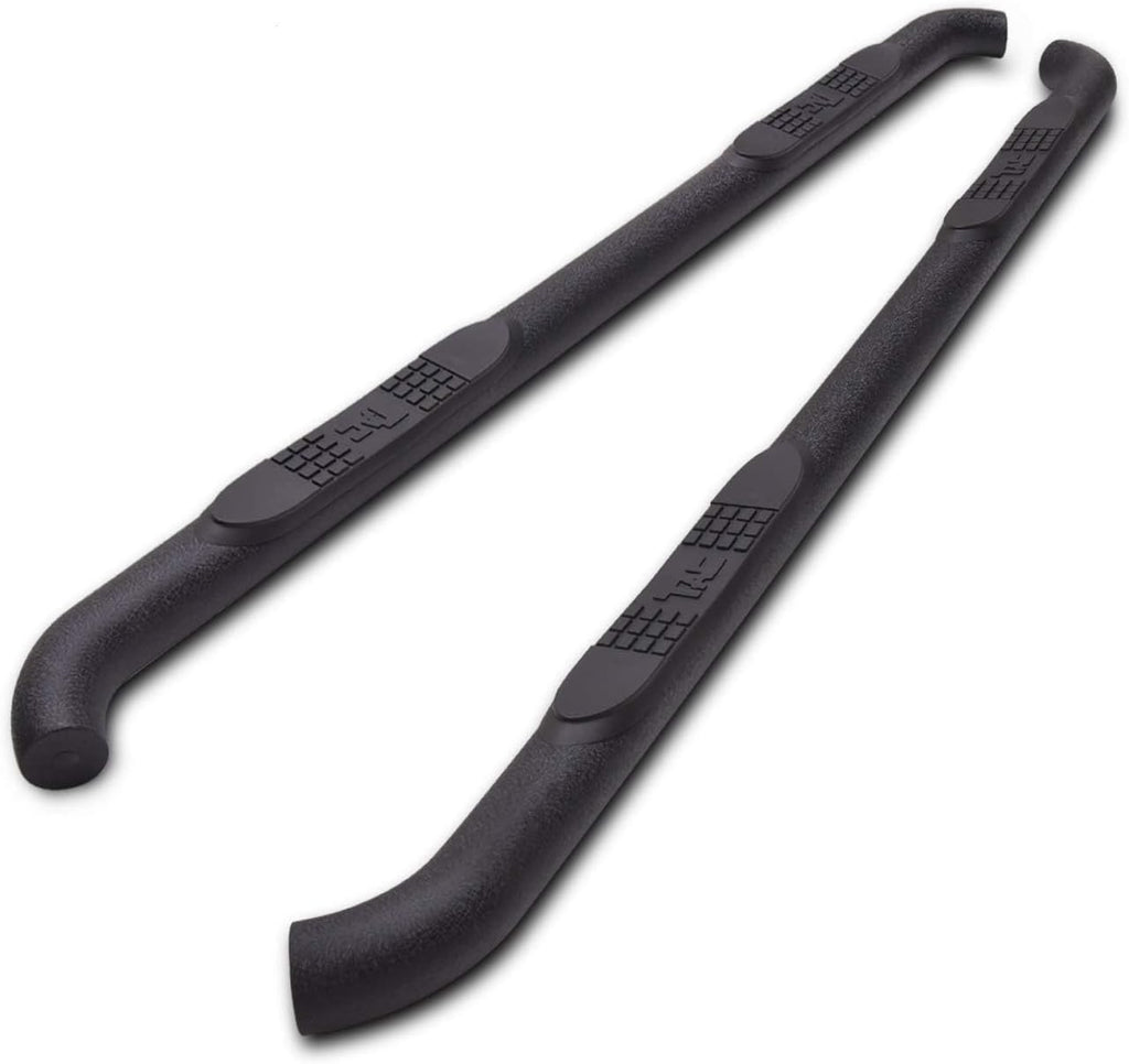 TAC Side Steps Running Boards Fit 2007-2021 Toyota Tundra Double Cab Truck Pickup 3' Texture Black Side Bars Nerf Bars Off Road Accessories
