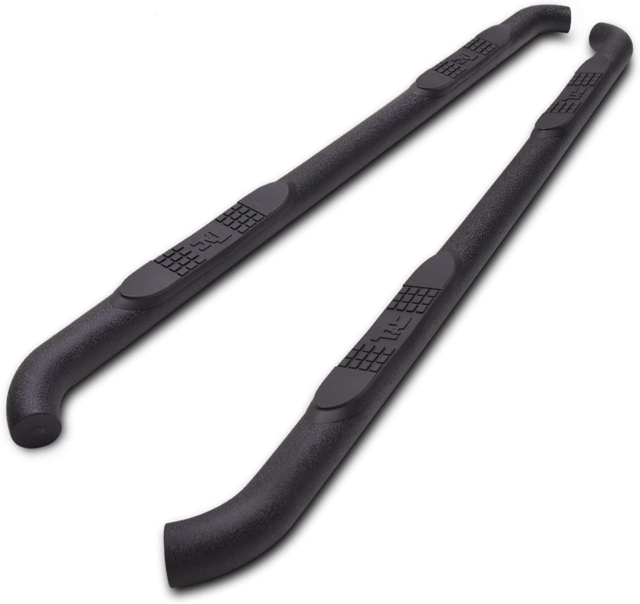 TAC Side Steps Running Boards Fit 2007-2021 Toyota Tundra Double Cab Truck Pickup 3' Texture Black Side Bars Nerf Bars Off Road Accessories