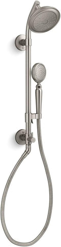 KOHLER Hydrorail-S Shower column kit with Artifacts®, 1.75 gpm, Vibrant Brushed Nickel
