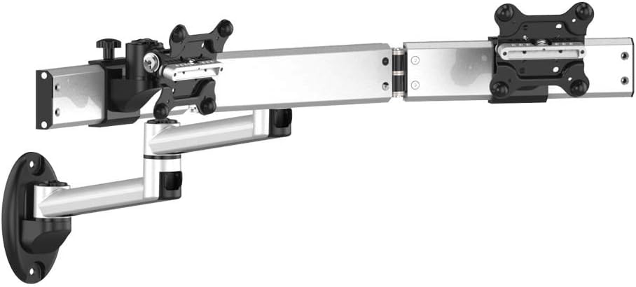 Dual Monitor Wall Mount for Apple w/Quick Release Dual Arm