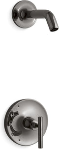 KOHLER TLS14422-4-TT Purist Rite-Temp Shower Trim Kit With Lever Handle Without Showerhead, Vibrant Titanium