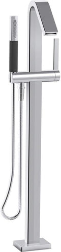 Kohler K-T97330-4-CP Loure Floor-Mount Bath Filler with Hand Shower, Polished Chrome