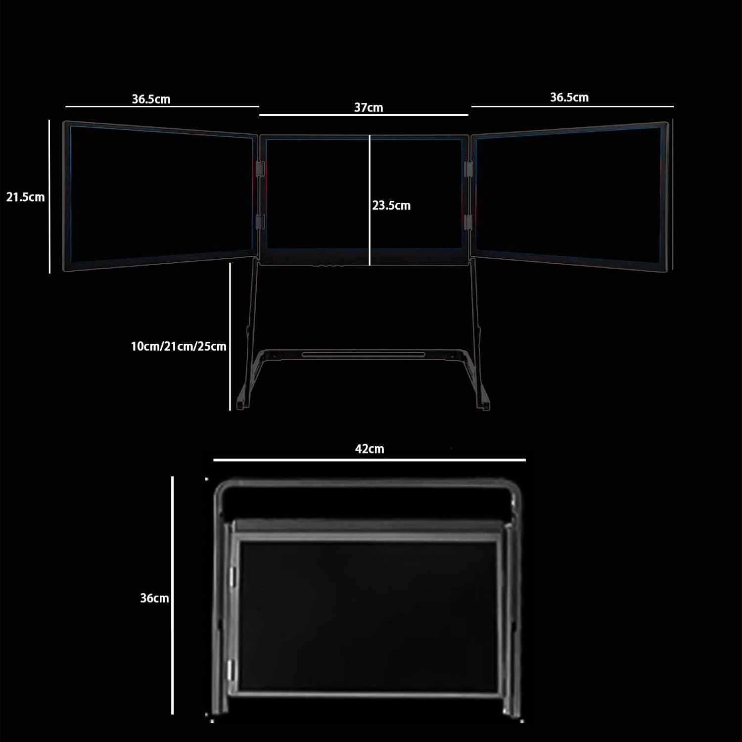 Laptop Dual Monitors, Display Extender, Portable Laptop Screen Extender, 15.6-inch HD Display, Easily Create a Multi-Screen Home Office System for Improved Meeting and Learning Efficiency