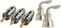 Pfister Avalon 2-Handle Shower Lever Handle Rebuild Kit Replacement Shower Handles for Faucet Handle Replacement Brushed Nickel Finish Metal Construction S10-400K